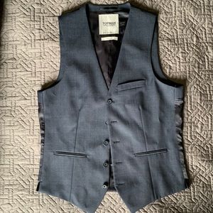 Topman blue vest